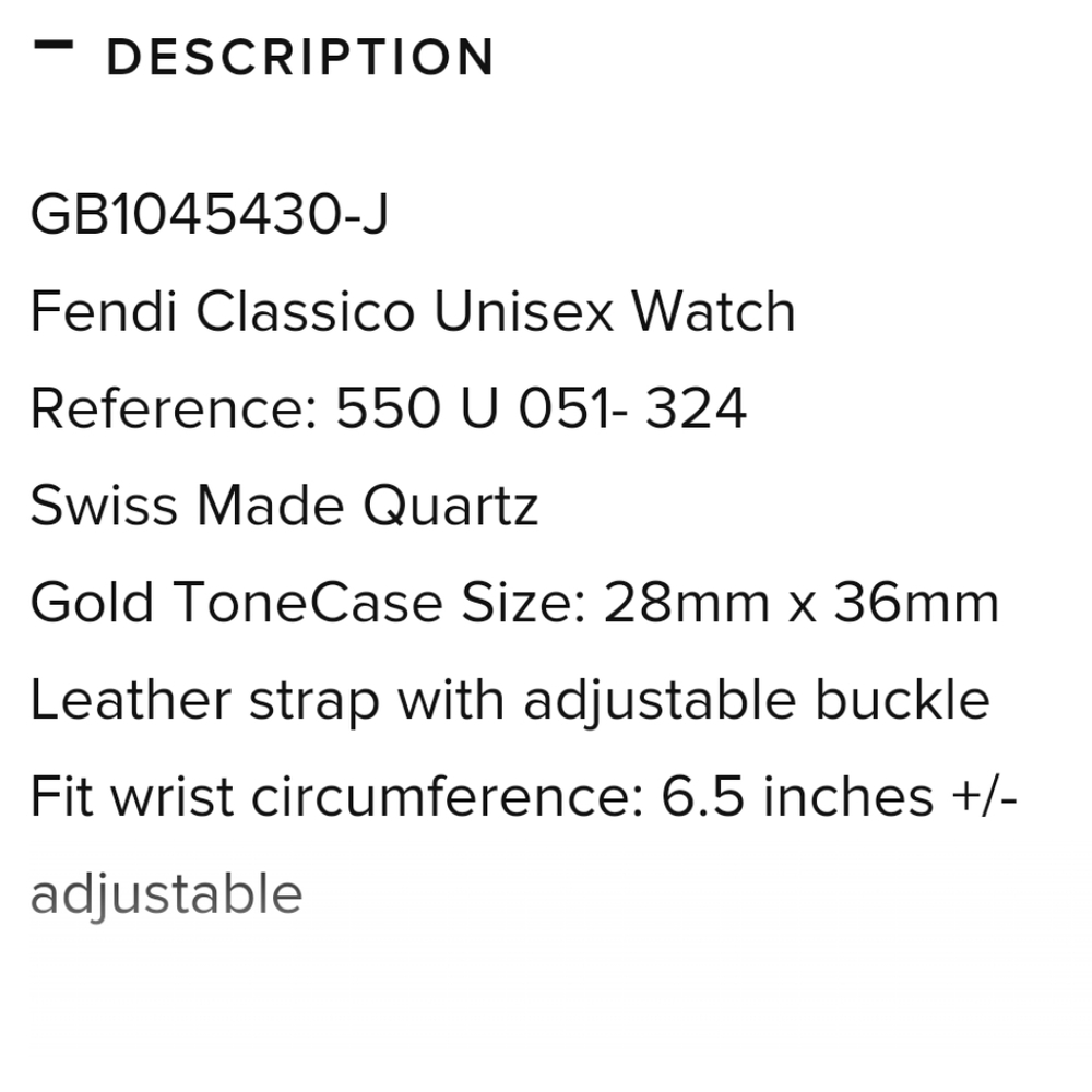 Fendi watch men designer luxury jewelry - Picture 3 of 8